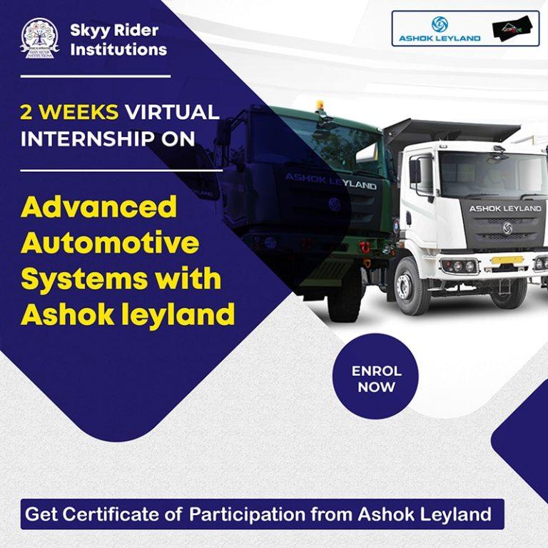Internship on Advanced Automotive System by Ashok Leyland